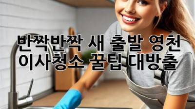 ✨ 반짝반짝 새 출발! 영천 이사청소 꿀팁 대방출 🏡